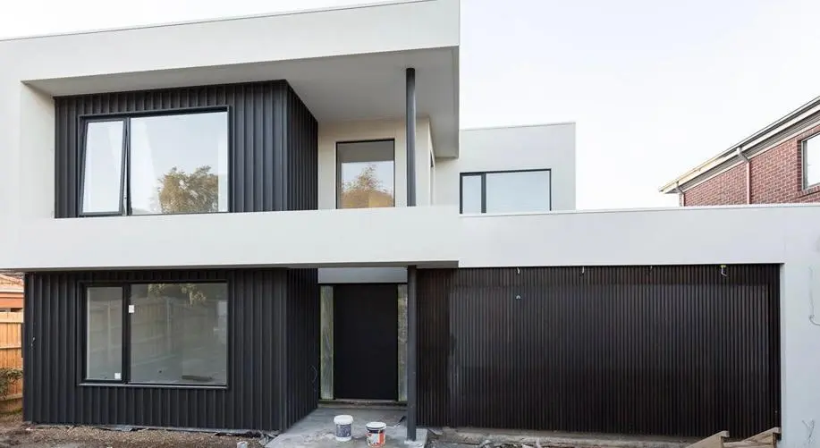 Modern residential exterior painting project