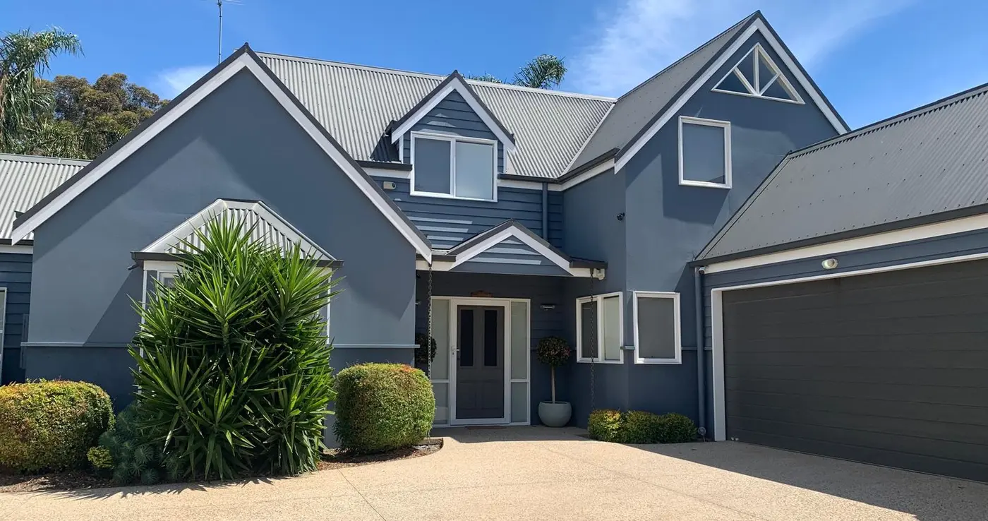 Completed residential exterior repaint