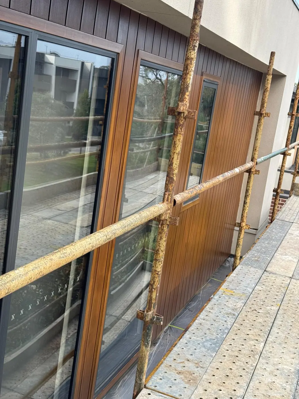 Detailed exterior timber preparation