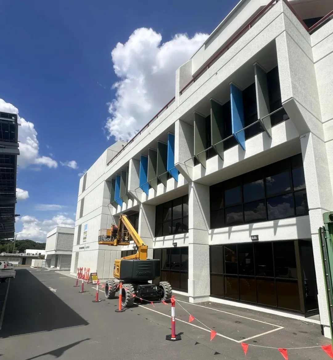 Commercial building painting project